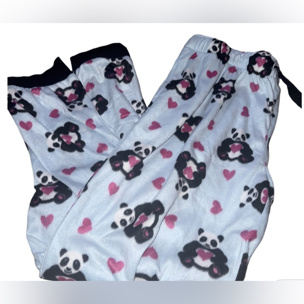 Panda Print Pajama Pants